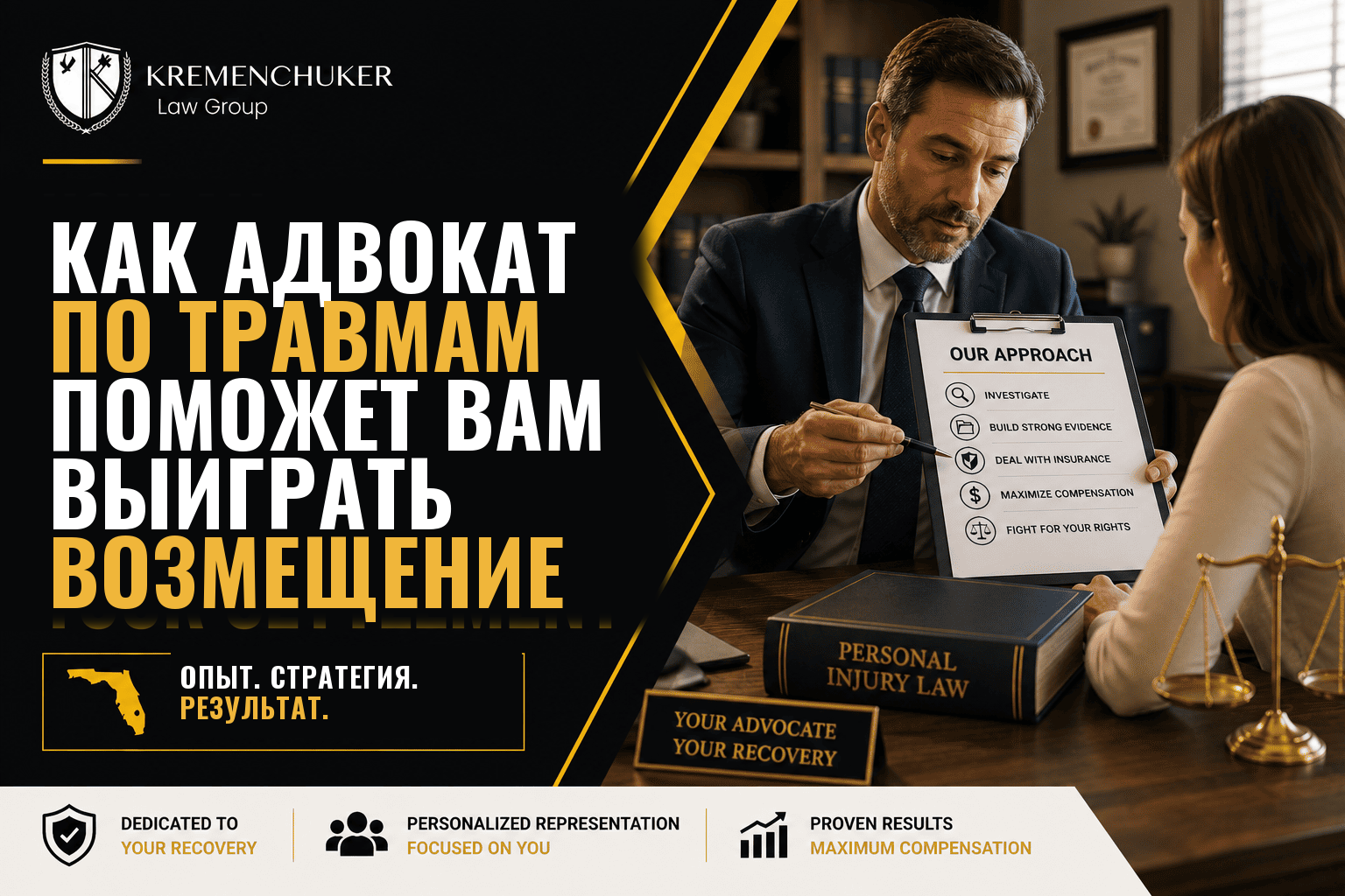 Как адвокат по личным травмам может помочь вам выиграть ваше возмещение