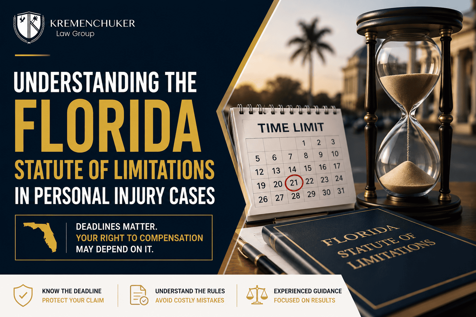 Understanding the Florida Statute of Limitations Personal Injury Cases