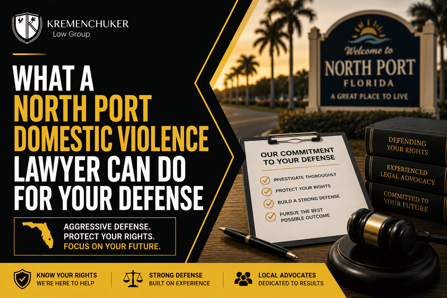 What a North Port domestic violence lawyer can do for your defense