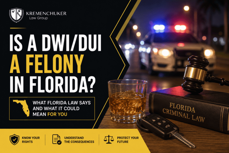 Judge's gavel, car keys, whiskey glass, and police vehicle lights