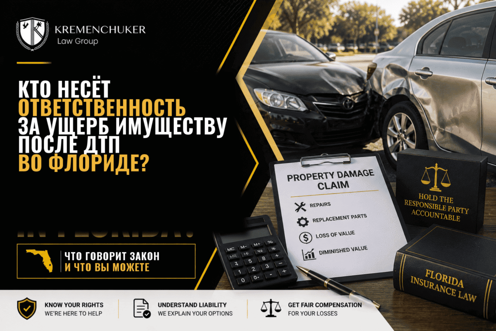 Property damage claim after a Florida car accident