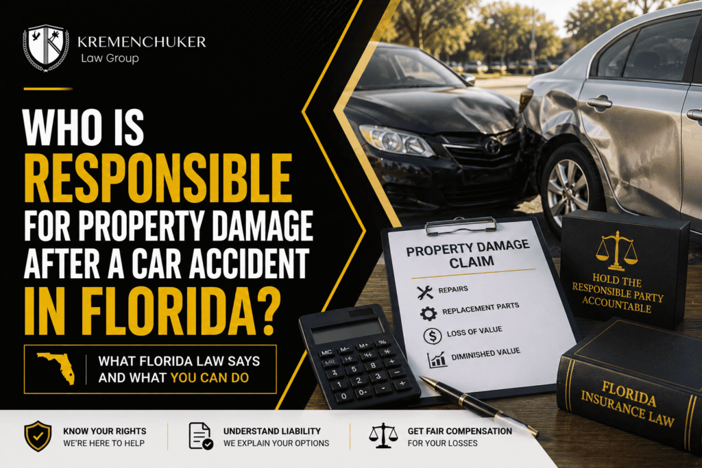 Property damage claim after a Florida car accident