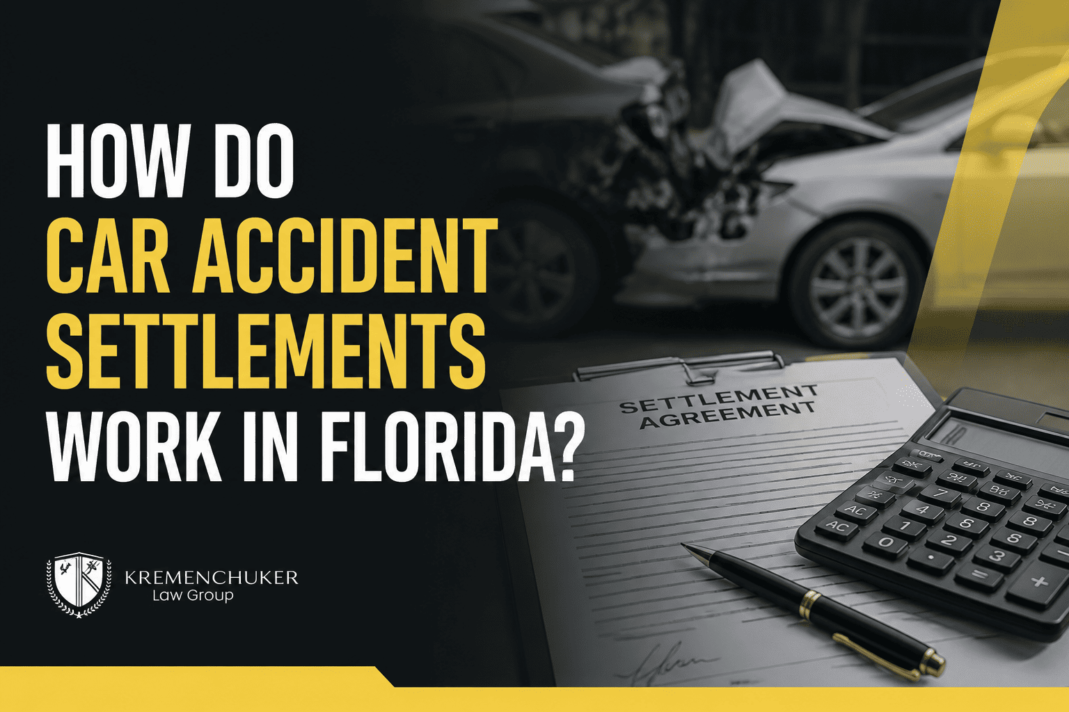 How do car accident settlements work in Florida