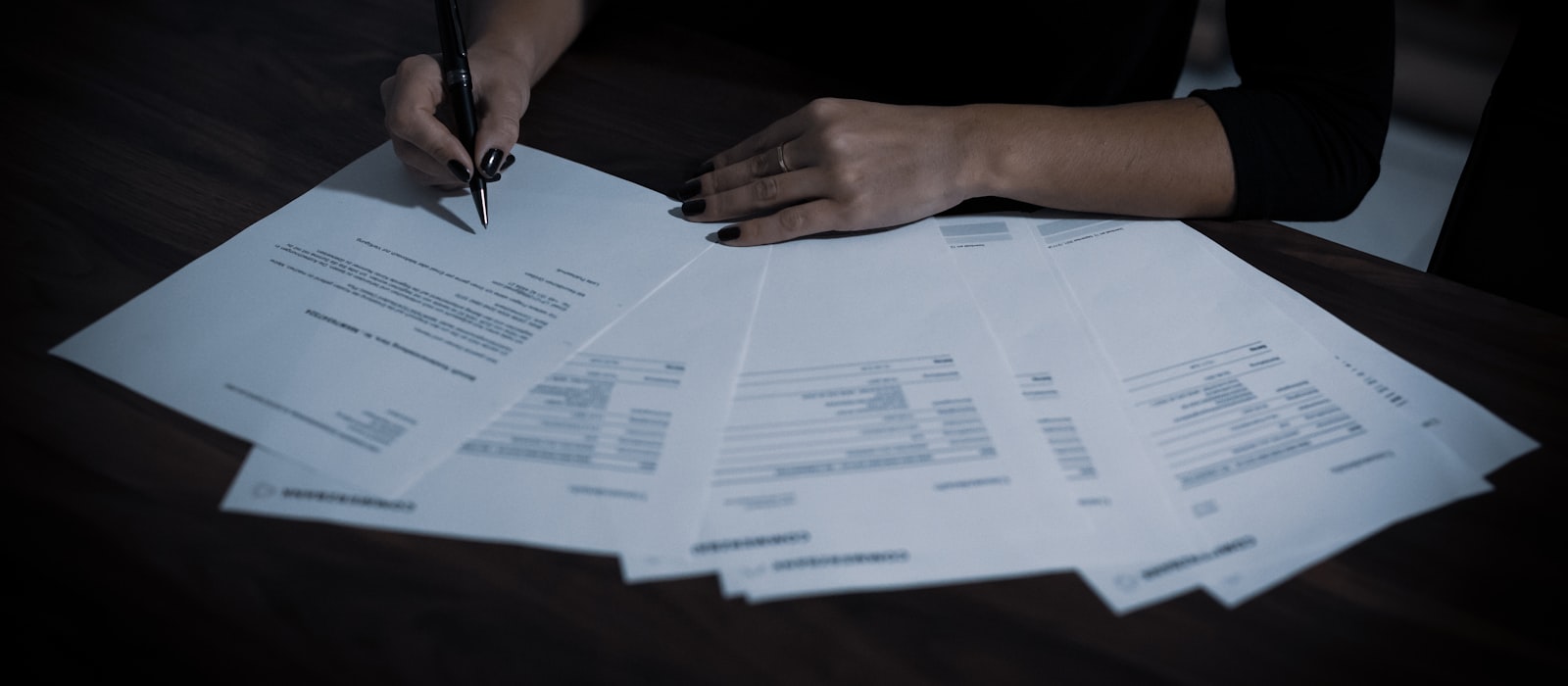 Personal injury claim paperwork in Brandon