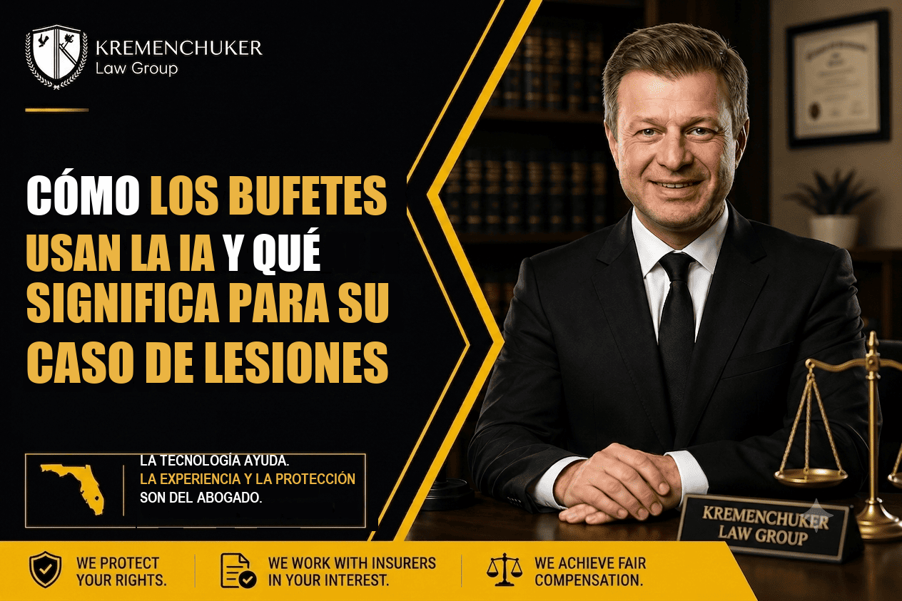 Cómo usan los bufetes la inteligencia artificial y qué significa para su caso de lesiones
