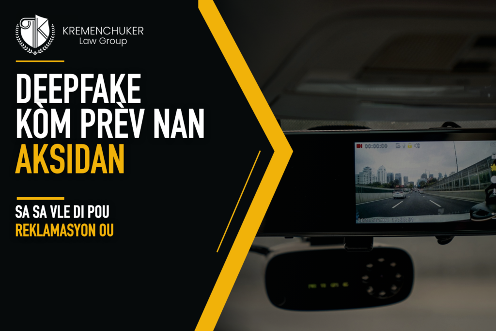 Yon dashcam k ap montre anrejistreman wout la ak mak lè nan Florid