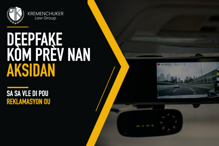 Yon dashcam k ap montre anrejistreman wout la ak mak lè nan Florid
