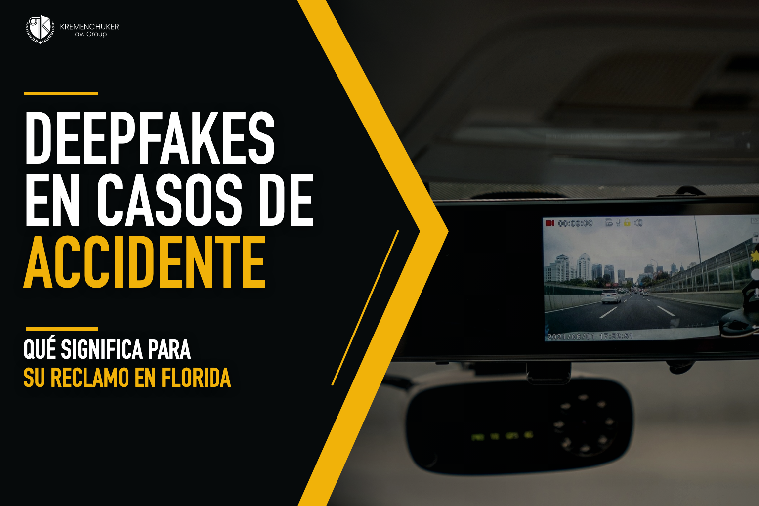 Pruebas deepfake en casos de accidente de auto: qué significa para su reclamo en Florida