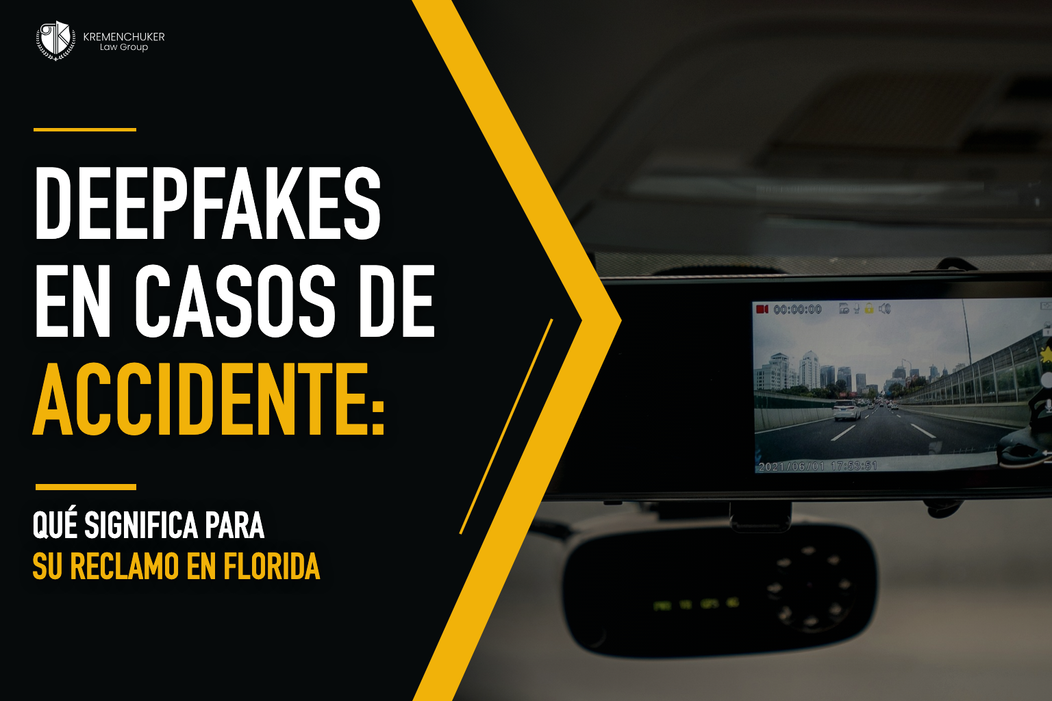 Pruebas deepfake en casos de accidente de auto: qué significa para su reclamo en Florida
