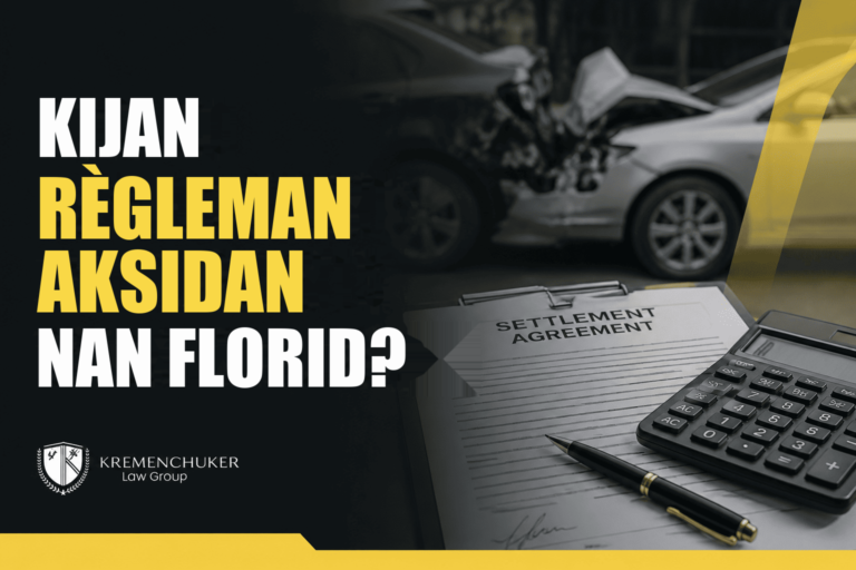 Kijan règleman pou aksidan machin mache nan Florid