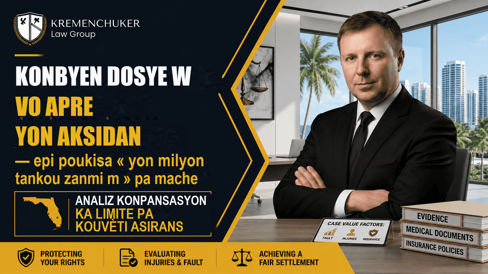 Konbyen dosye w vo apre yon aksidan — ak poukisa « m ap jwenn yon milyon tankou zanmi m » pa mache