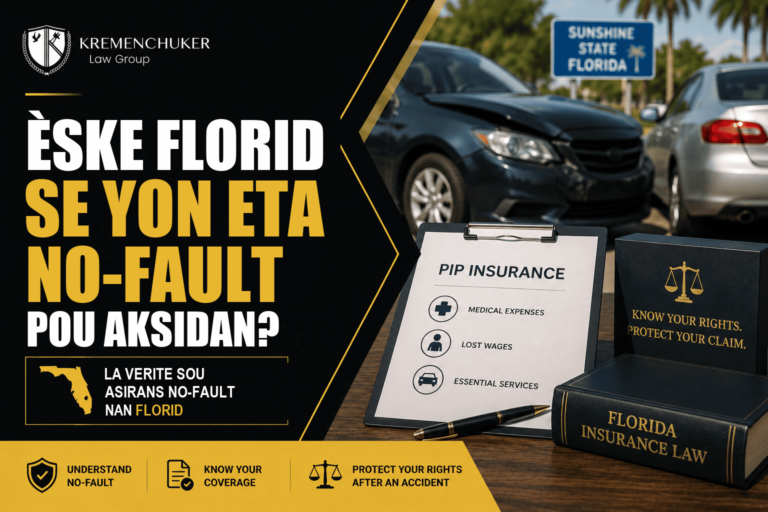 Èske Florid se yon eta no-fault pou aksidan machin?