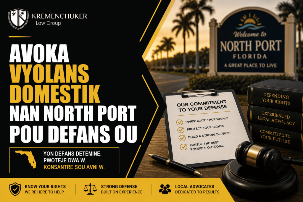 Avoka vyolans domestik nan North Port pou defans ou — Kremenchuker Law Group