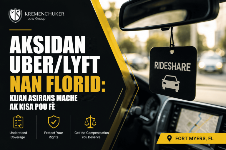Aksidan Uber oswa Lyft nan Florid — ki asirans ki peye